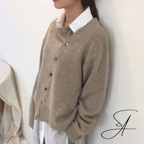Drune | Wickel-Cardigan mit stilvollen Knopfdetails