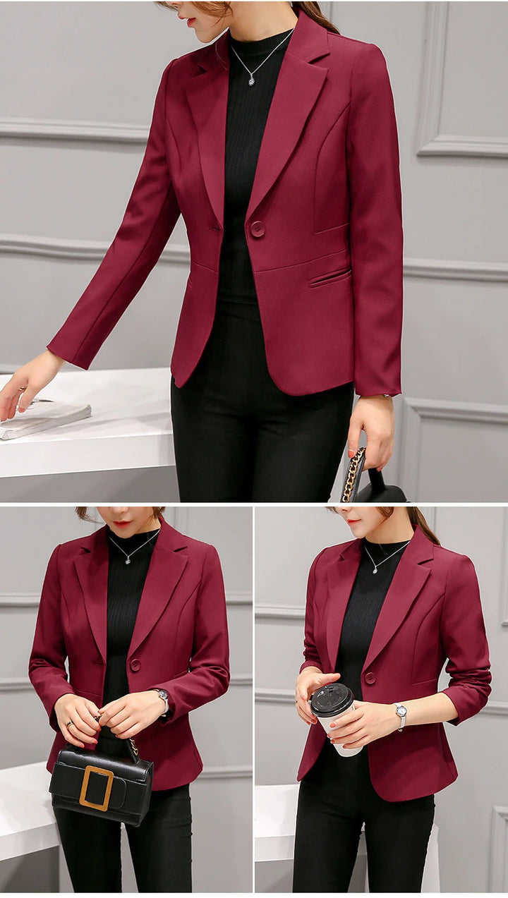 Drune Lässig Taschen Kurz Blazer