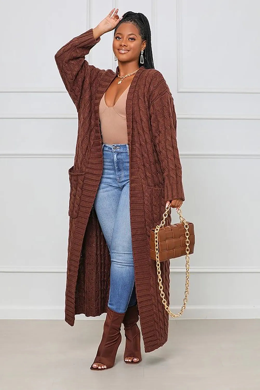 Drune - Rita - Lange Strickjacke