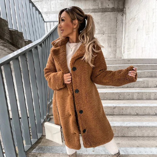 Drune Teddymantel | Stylische weiche Jacke