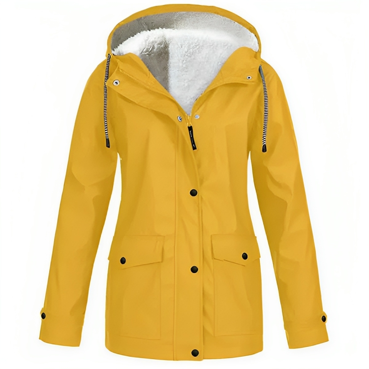 Drune | Warmer Fleece-Regenmantel