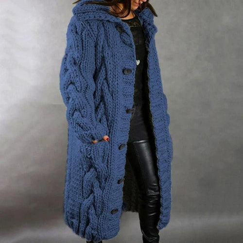 Gallanto - Kuscheliger Strickmantel für Frauen