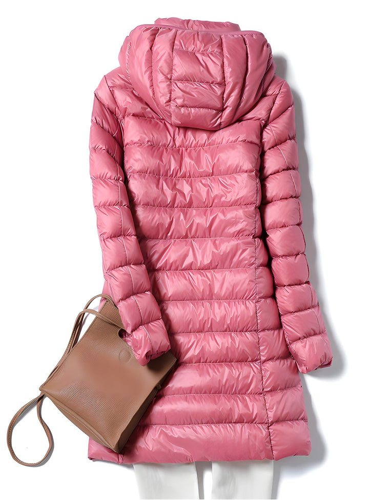 Drune Lange Daunenjacke für Damen