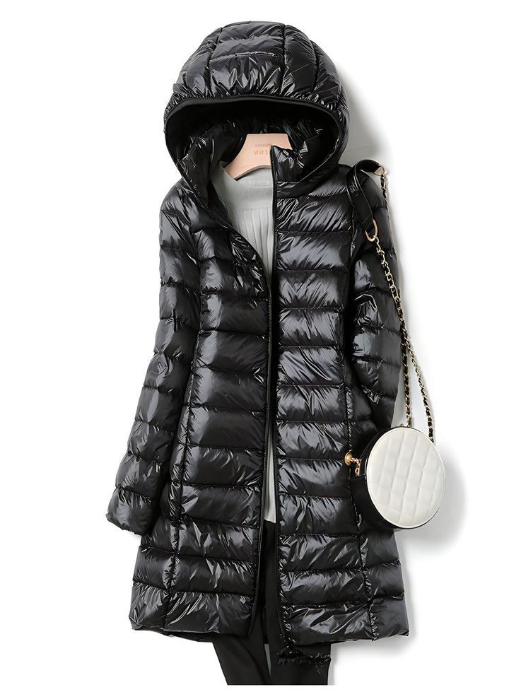 Drune Lange Daunenjacke für Damen